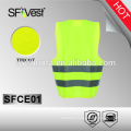 2015 hot sell high visibility yellow traffic warning kids reflective safety vest